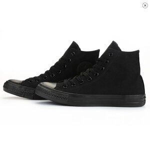 Converse Chuck Taylor All Star High-Top Sneaker - Black Monochrome M 7.5 W 9.5
